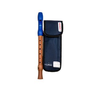 Flauta Hohner 9585-2 Mixta Boquilla Azul Digitación Alemana 2 Piezas