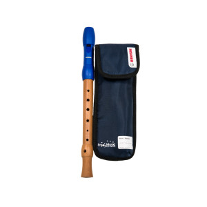 Flauta Hohner Mixta Boquilla Azul Digitación Alemana 3P 9583-2