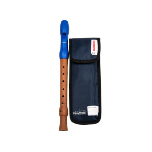 Flauta Hohner Mixta Boquilla Azul Digitación Barroca 3P 9584-2
