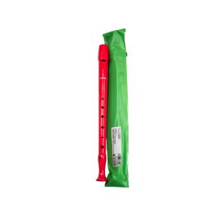 Flauta Hohner 95084-RD Plástico Digitación Alemana 1 Pieza Roja