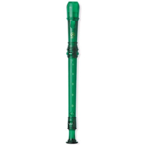 Flauta Dulce Soprano Digitación Barroca Angel ASRB-251GR Plástico Ver