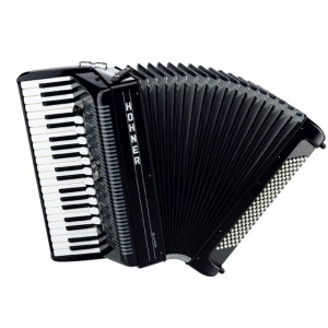 Acordeón Hohner A4332 Amica IV 120 bajos Negro