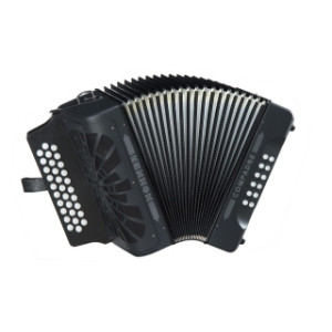 Acordeón Hohner Compadre GCF A-4822 Negro