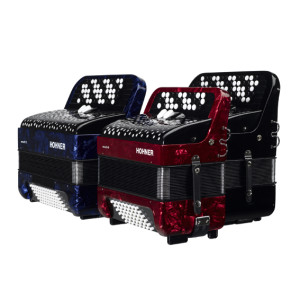 Acordeón Hohner A-1242 Nova II 80 bajos negro