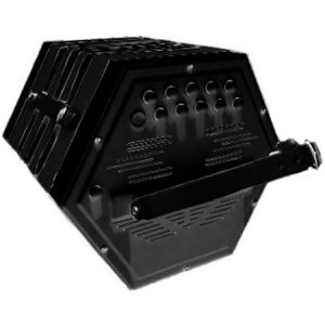 Concertina Stagi PL4-2 Plástico Negra