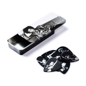 Lata 12 Púas Dunlop JHPT-05H Jimi Hendrix Silver Portrait 1