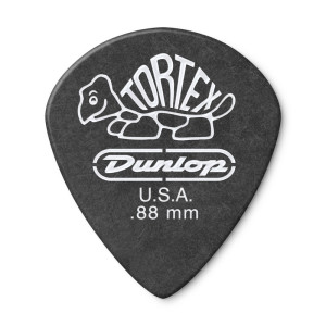 Bolsa 72 Púas Dunlop 482R-088 Tortex Pitch Black Jazz 0.88mm