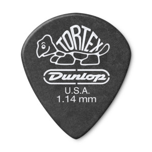 Bolsa 72 Púas Dunlop 482R-114 Tortex Pitch Black Jazz 1.14mm