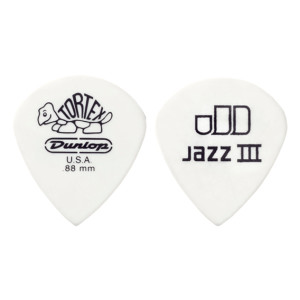 Bolsa 12 Púas Dunlop 478P-150 Tortex White Jazz III 1.50mm Pickers