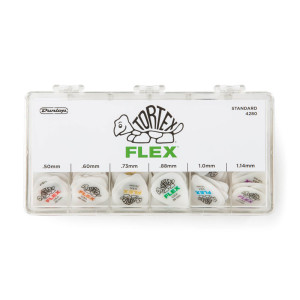 Caja 216 Púas Dunlop 4280 Tortex Flex Standard