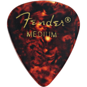 Pack 12 Púas Fender 198-0351-800 Tortoise Shell Medium