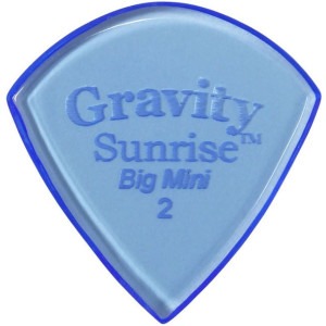 Púa Gravity Sunrise Big Mini 2.0mm Pulida Azul GSUB2P