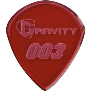Púa Gravity 003 Jazz3 1.5mm Mate Roja G003M