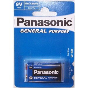 Blister 1 Pila Petaca Alkalina Panasonic 9V. 6LR61
