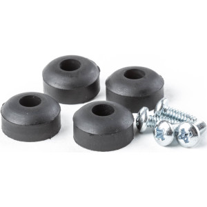 Juego 4 Patas Pedal Dunlop Con Tornillos ECB-151