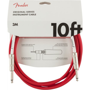 Cable Jack Fender 099-0510-010 Original Series Rojo 3 metros