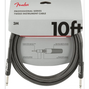 Cable Jack Fender 099-0820-062 Professional Series Tweed Gris 3m