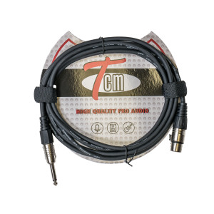 Cable XLRH-Jack TCM TCJ-3 3 Metros