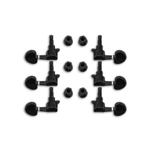 Clavijero Acustica/Eléctrica Luthier J03BK Negro 3+3