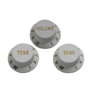 Botón Gotoh Stratocaster KW-240T Tono Blanco