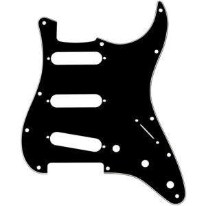 Golpeador 3 Capas Negro Fender Stratocaster S/S/S 099-1359-000