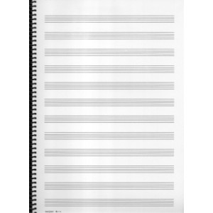 Bloc A4 2512-NVR 5 líneas tapa dura