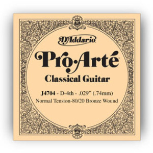 Cuerda 6ª Guitarra Clásica D'Addario Pro-Arté J-4606 Tensión Fuerte