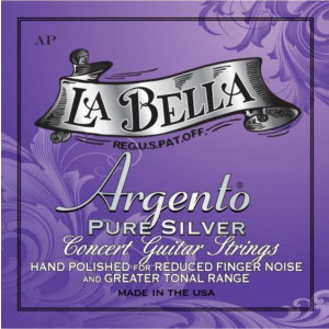 Juego La Bella Argento Pure Silver Hand Polished Medium Clásica AP