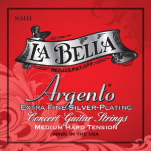 Juego La Bella Argento Silver Plating Medium Hard Clásica SMH