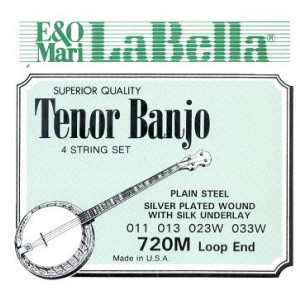 Juego Banjo Tenor La Bella 720-M