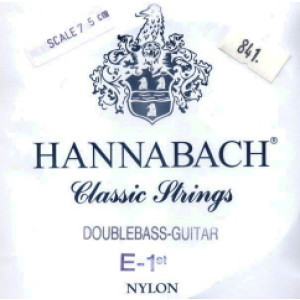 Juego Guitarra Contrabajo 6 Cuerdas Hannabach 841MT6S