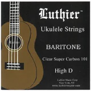 Juego Cuerdas Luthier Ukelele Barítono D High LU-UBAH