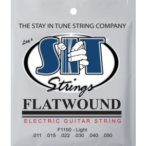 Juego Cuerdas Guitarra Eléctrica SIT Flatwound FF1150 011-050