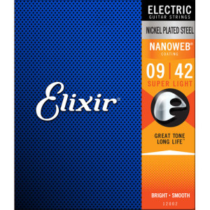 Juego Cuerdas Guitarra Eléctrica Elixir Nanoweb 12002 (009-042)