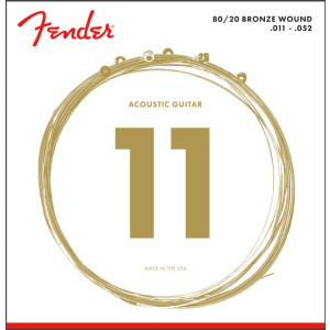 Juego Fender Acústica 80/20 Bronze 70-CL (011-052)