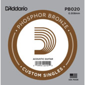 Cuerda Guitarra Acústica D'Addario PB-020B