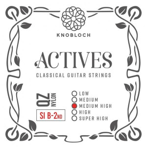 Cuerda 2ª Knobloch Clásica Actives QZ Nylon Medium High Tens 402AQZ