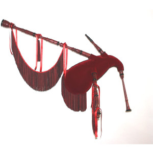 Gaita Gallega Do Represas Madera Fresno Funda Fuelle Goretex Roja