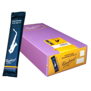 Caja 50 Cañas Saxo Alto Vandoren Tradicional 2 Flowpack