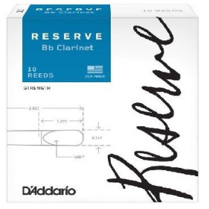 Caja 10 Cañas Clarinete Rico Reserve 3½