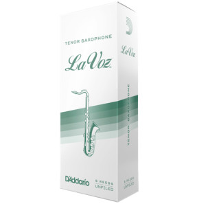 Caja 5 Cañas Saxo Tenor Media Blanda Rico La Voz