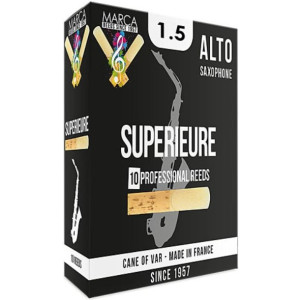 Caja 10 Cañas Saxo Alto Marca Superieure 1½