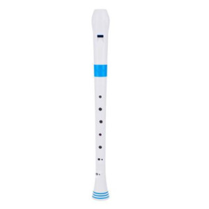 Flauta Nuvo Recorder Digitación Barroca N-310RDBLB Blanca/Azul