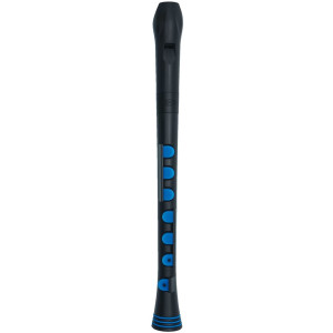 Flauta Nuvo Recorder+ Digitación Alemana N-320RDBBBLG Negra/Azul