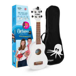 Ukelele Soprano Octopus UK-205WH Blanco