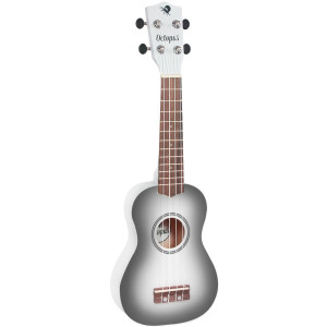 Ukelele Soprano Octopus UK-200WHB Blanco Burst