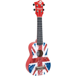 Ukelele Soprano Octopus UK-205UJR Union Jack Roja