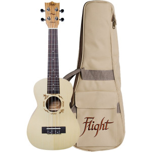 Ukelele Concert Flight DUC-325 Designer Zebrano