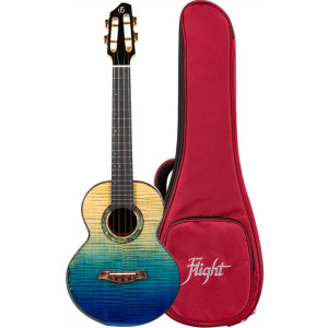 Ukelele Tenor Flight A10FM Anniversary Series Faded Blue