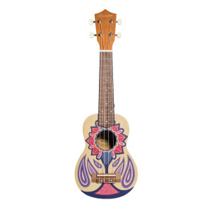 Ukelele Soprano Bamboo B1E-GR Groovy